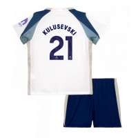 Tottenham Hotspur Dejan Kulusevski #21 Domáci Detský futbalový dres 2025-26 Krátky Rukáv (+ trenírky)